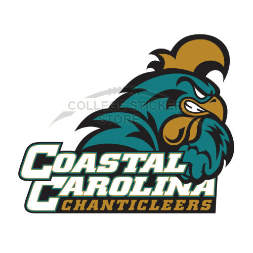 Customs Coastal Carolina Chanticleers Iron-on Transfers (Wall Stickers)NO.4154